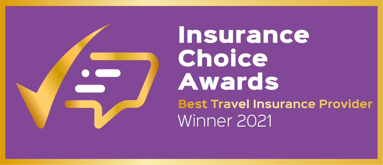 Winner: Best Travel Insurance Provider, Insurance Choice Awards 2021